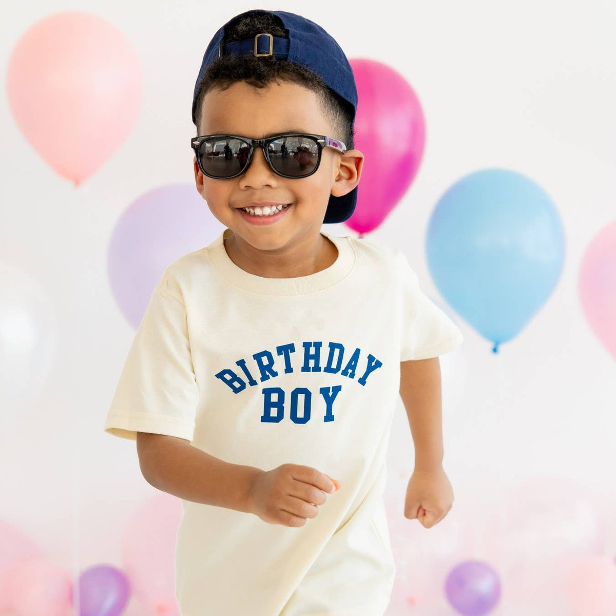 Birthday Boy Varsity Short Sleeve T-Shirt - Kids Birthday