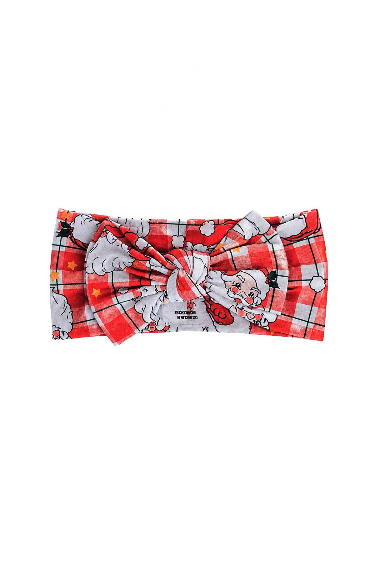 Christmas Knit Bow Headwrap | Cozy Claus