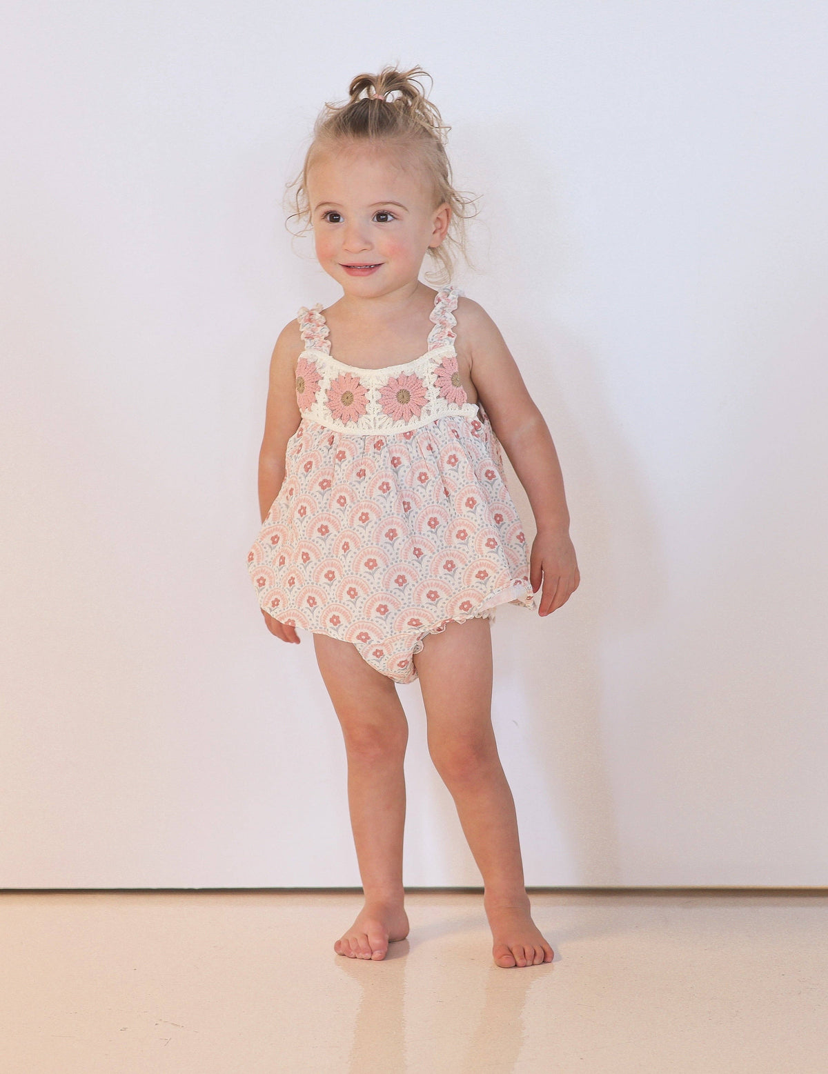 Crochet Meadow Dress Romper