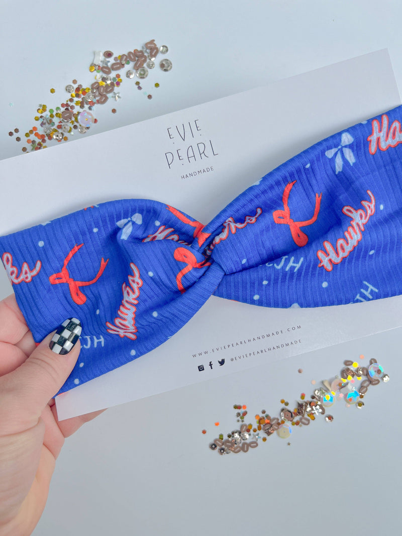 KU RockChalk Jayhawk Twisted Turban