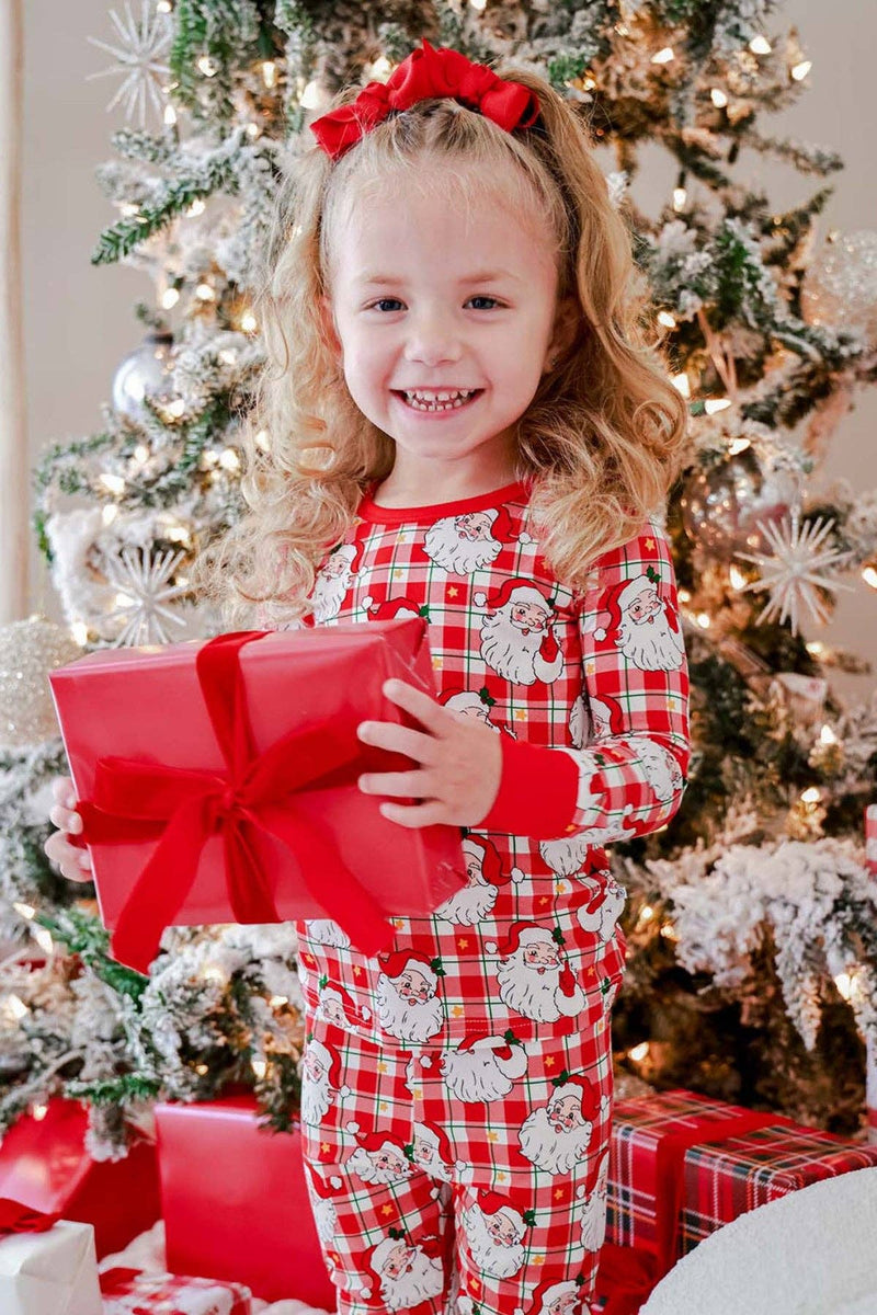 Christmas Bamboo Two-Piece Pajama Set | Cozy Claus