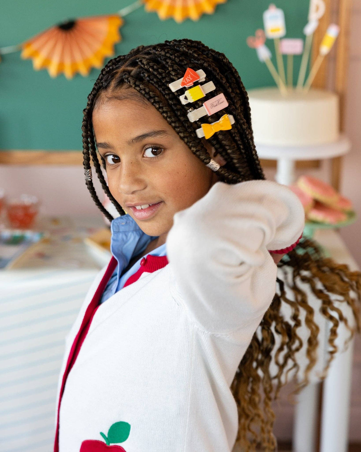 Occasions Back to School Resin Barrettes