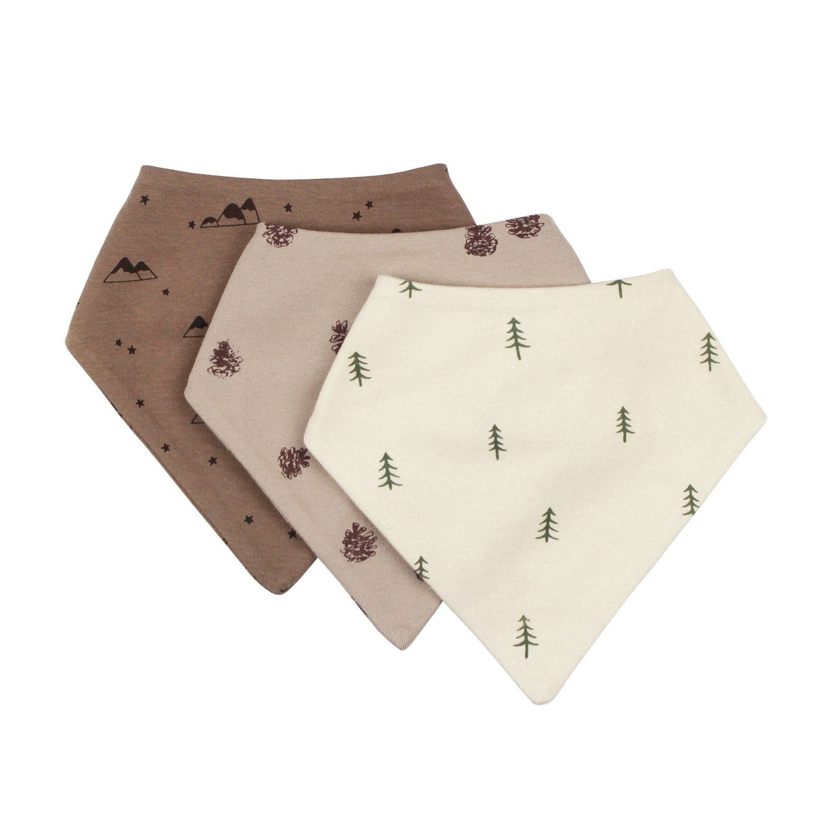 Pine & Peak | Organic Bandana Bib 3-Pack
