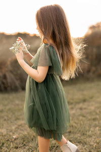 Fawn Dress (forest tulle)