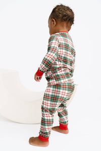 Christmas Plaid Bamboo Set