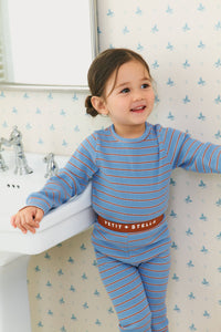 Blue Cocoa Nights Pajama Set