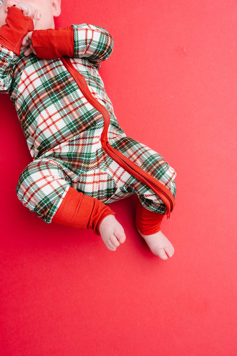 Christmas Plaid Bamboo Sleeper