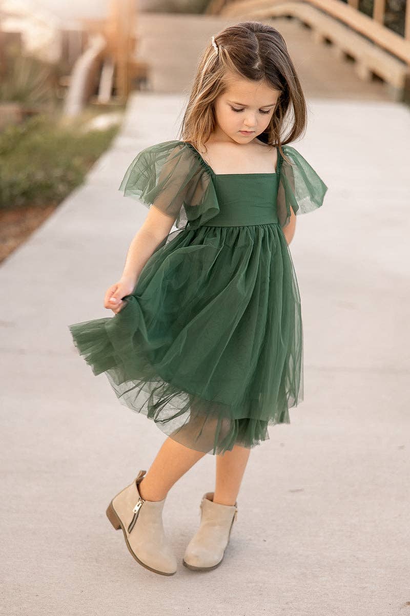 Fawn Dress (forest tulle)