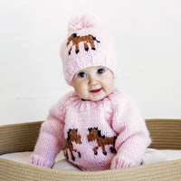 Pony Sweater Blush for Baby & Toddler