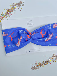 KU RockChalk Jayhawk Twisted Turban