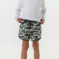 Youth Swim Trunk - Jumbo Retro Duck Camo