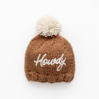 Howdy Beanie Hat Pecan