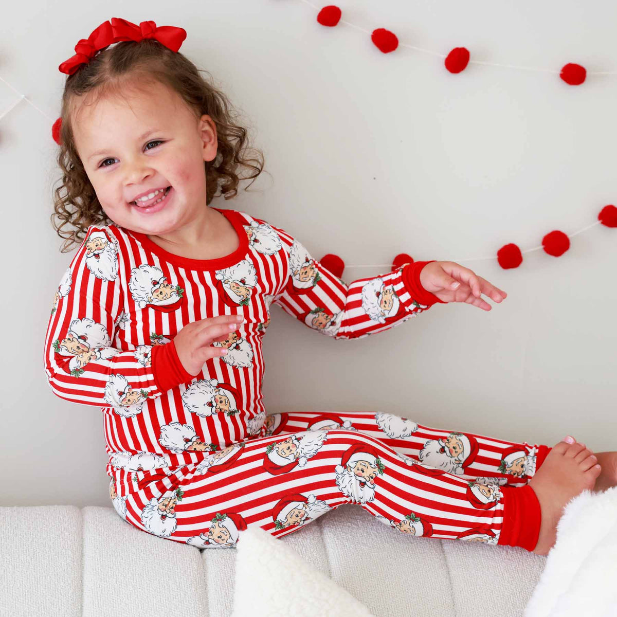 Santa Claus Lane Two Piece Pajama Set