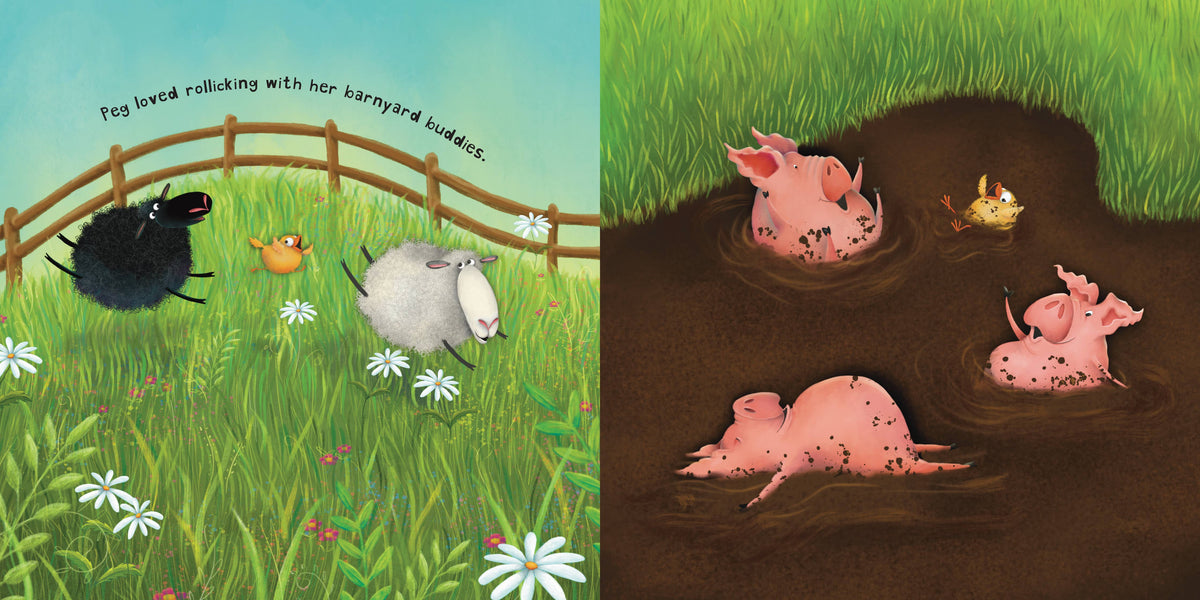 Peg Gets Plucky hardcover book