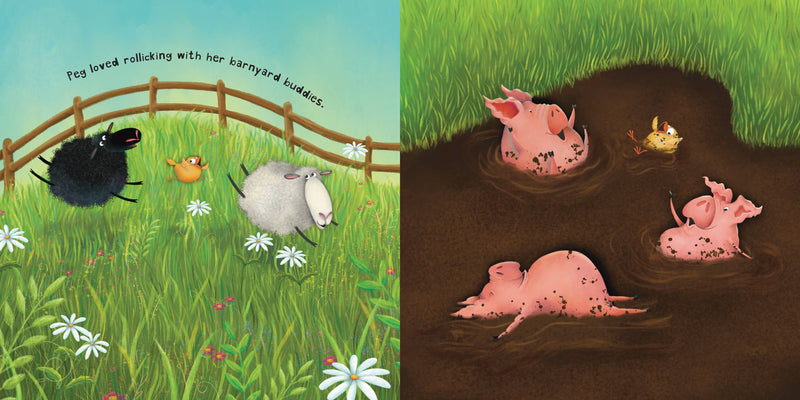 Peg Gets Plucky hardcover book