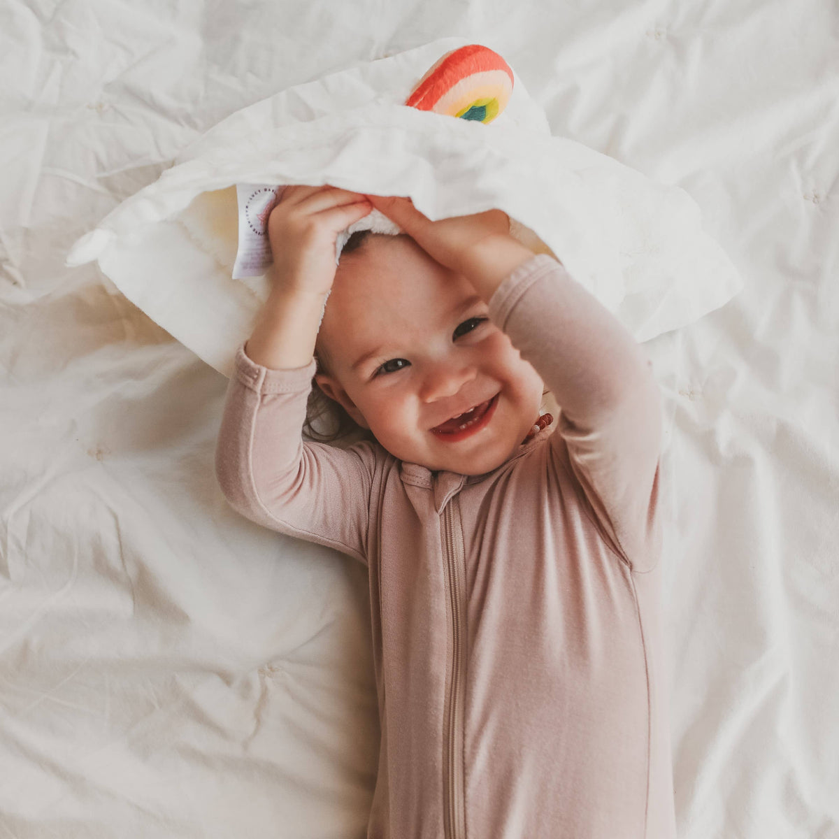Little Rainbow Baby Lovey