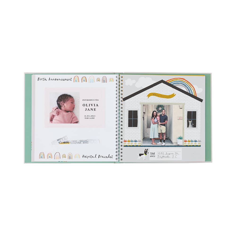 Little Rainbow Baby Memory Book