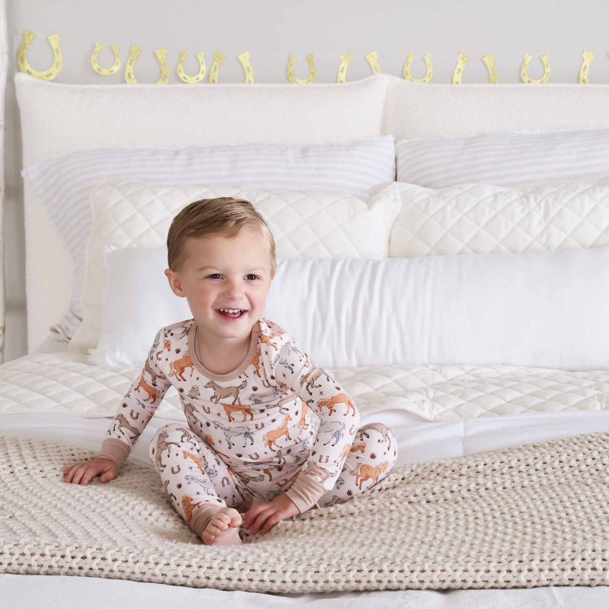 P's Ponies Two Piece Pajama Set