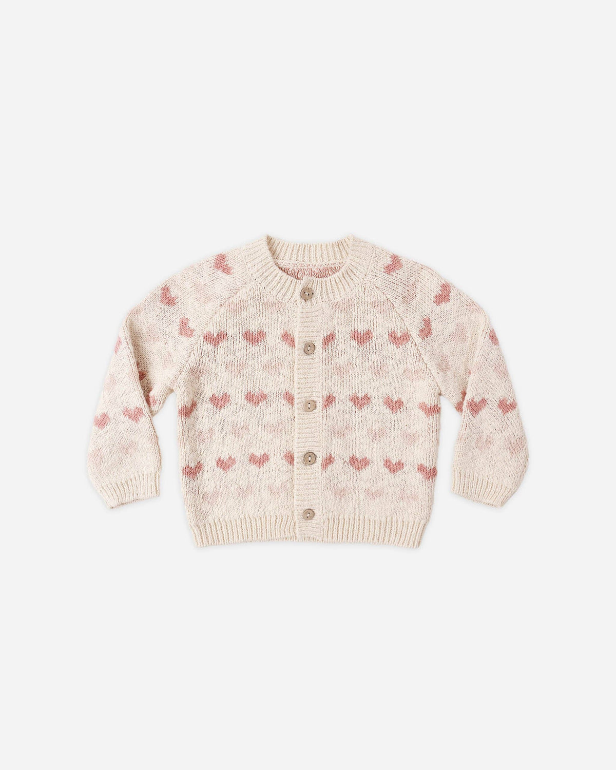 Knit Cardigan || Hearts