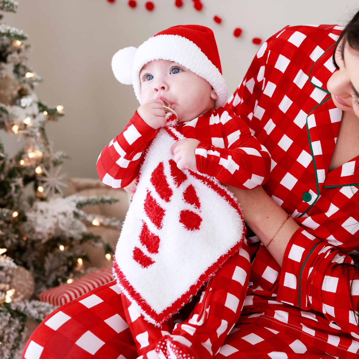 CuddleLane™ Luxe Lovey | Candy Cane