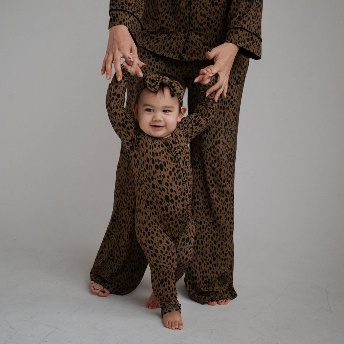 Cheetah | Bamboo Zip Romper