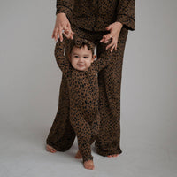 Cheetah | Bamboo Zip Romper