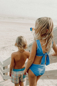 Scoopback Set (bluebird embroidered)