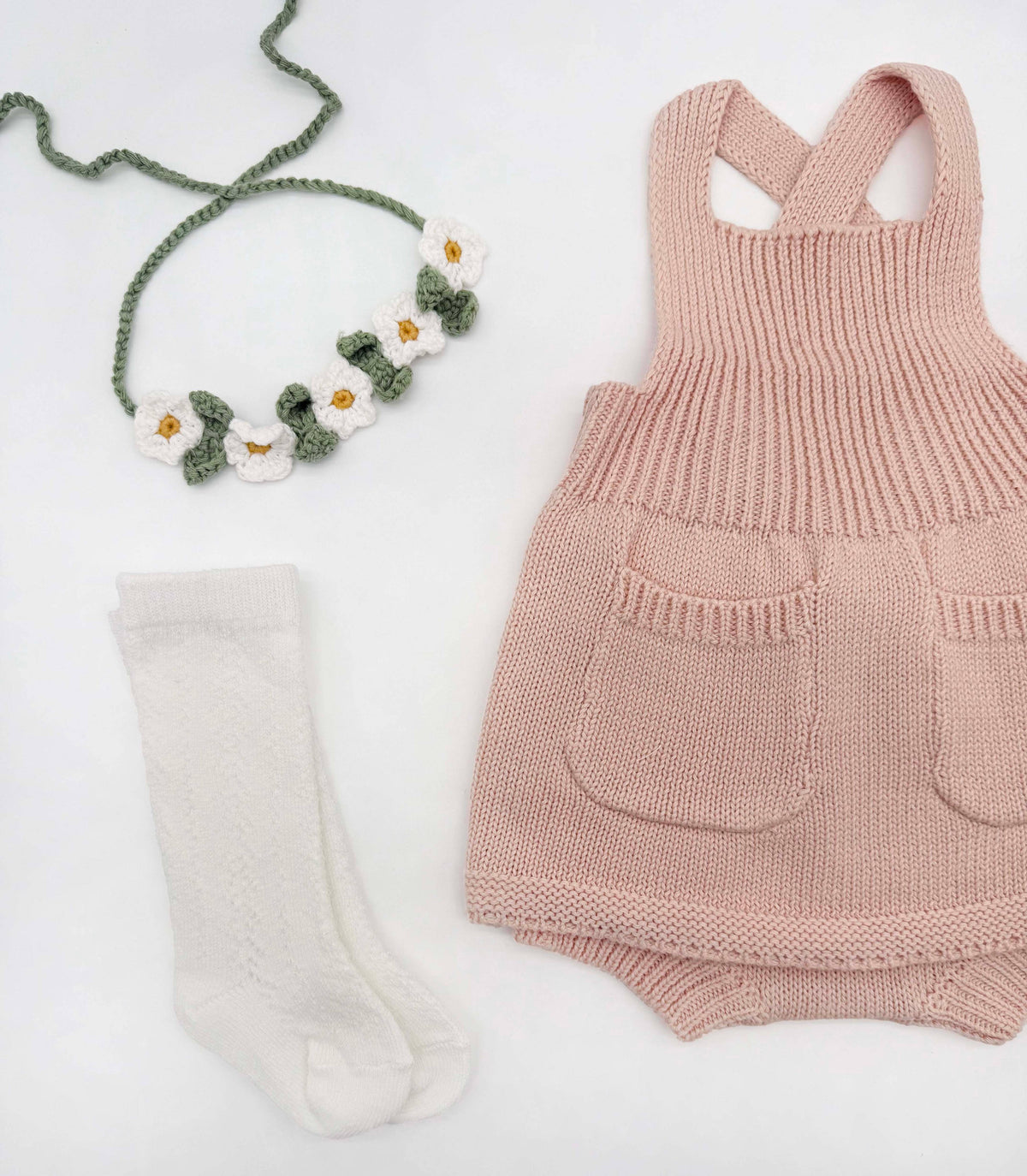 Olivia Knitted Dress 4pc Set