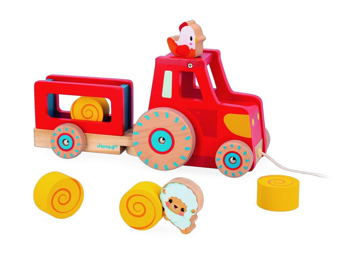 FARM | PULL ALONG TRACTOR | EARLY LEARNING TOY