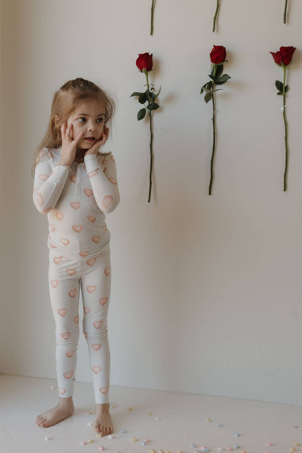 Bamboo Two Piece Pajamas Love Notes