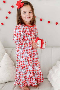 Girls' Christmas Nightgown | Cozy Claus