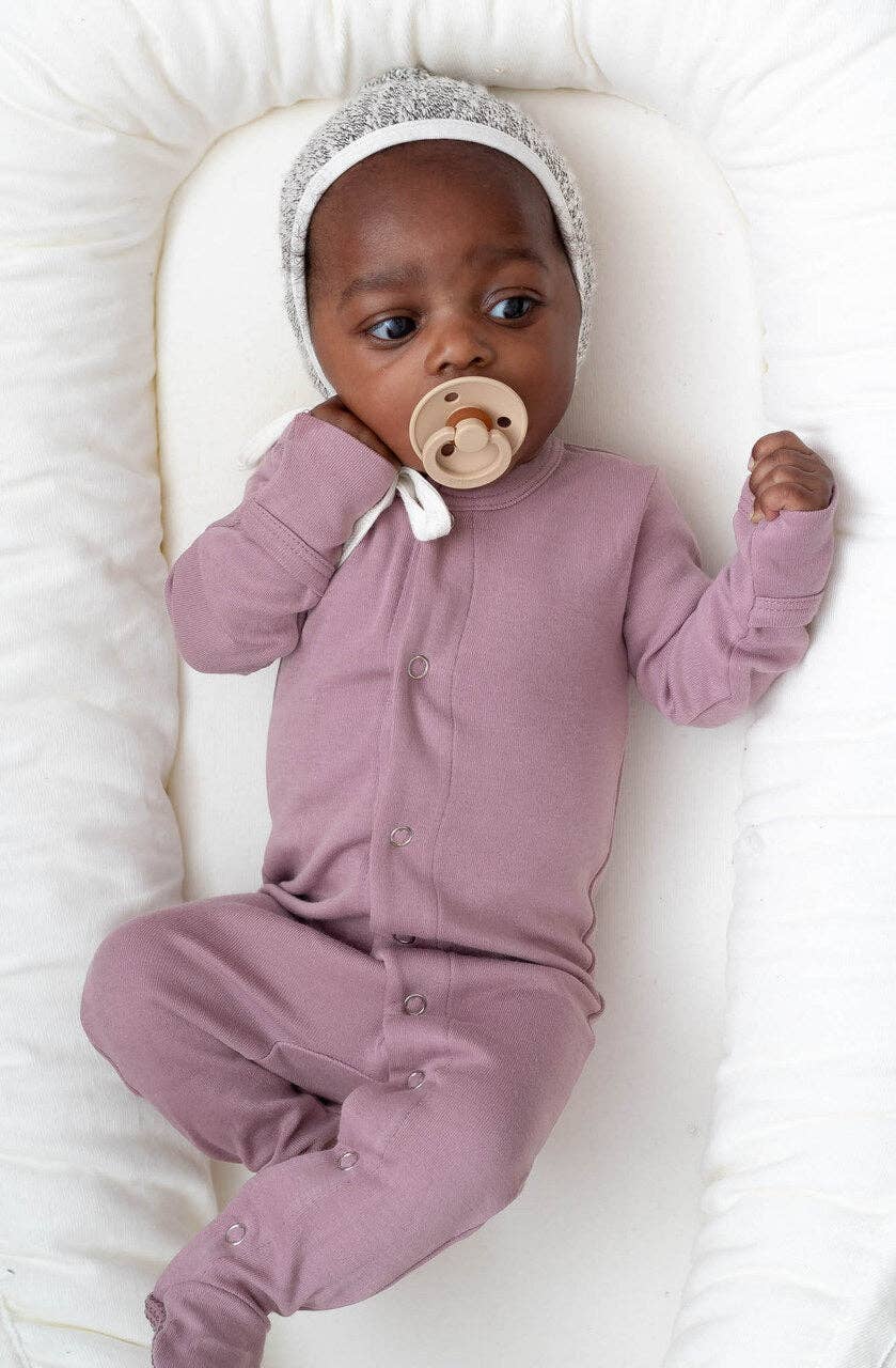 Lavender | Organic Snap Footie