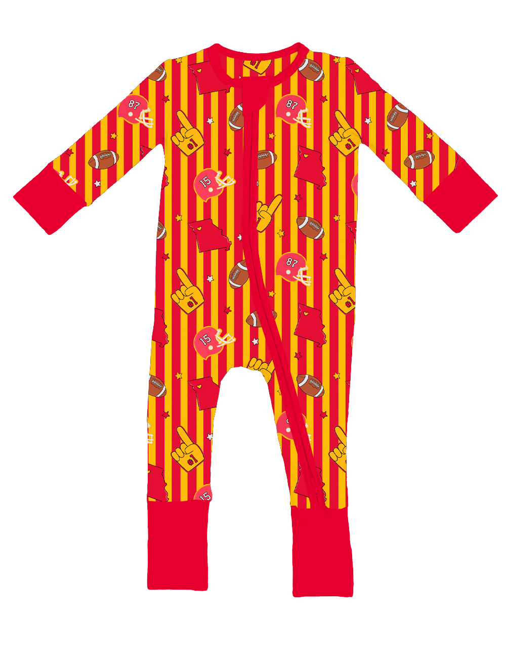 Game Day In KC Convertible Footies