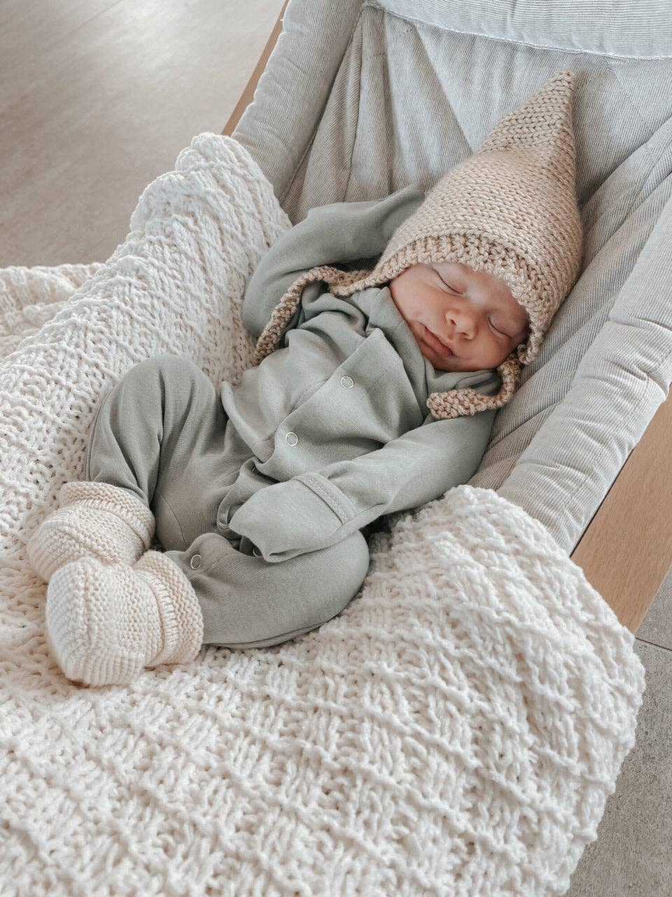 Seafoam | Organic Snap Footie