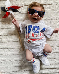 Red and Blue Stripe Washington V2 Socks