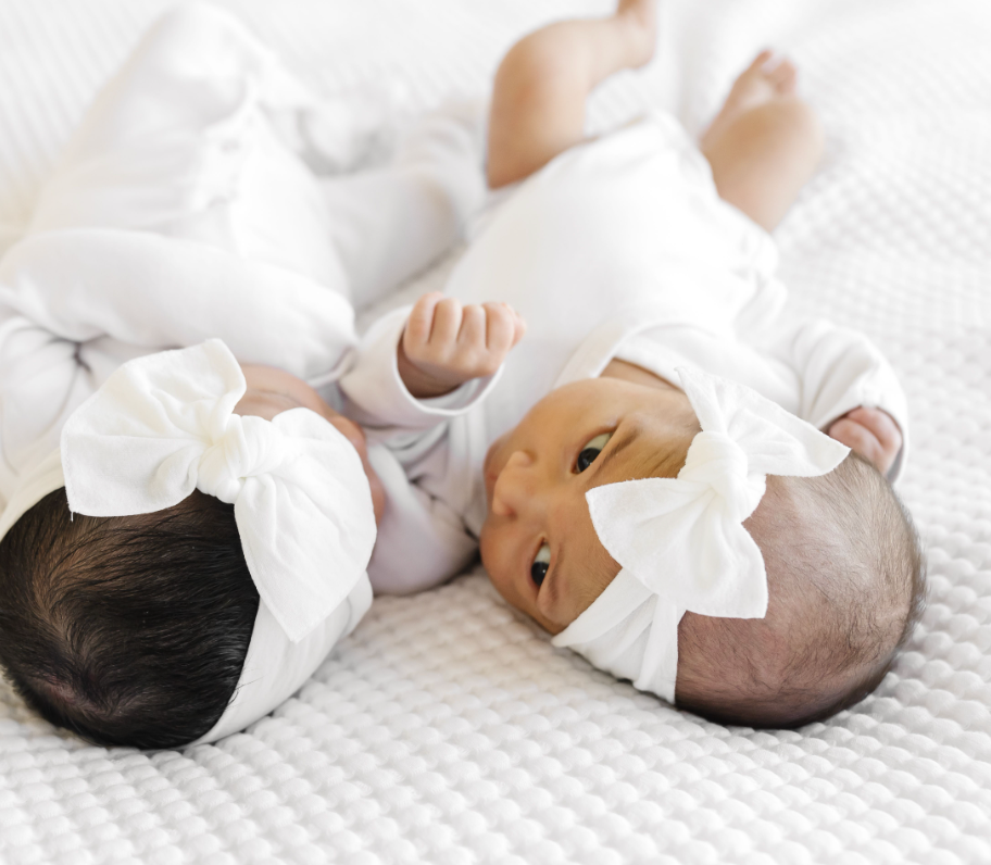 Baby Bling® Itty Bitty Knot small soft nylon bow headband 6 colors