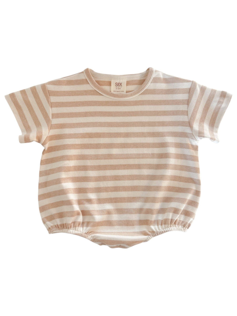 Biscuit Stripe / Organic T-Shirt Bubble
