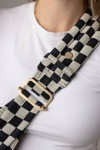 The Monarch Toddler Sling - Ebony Check