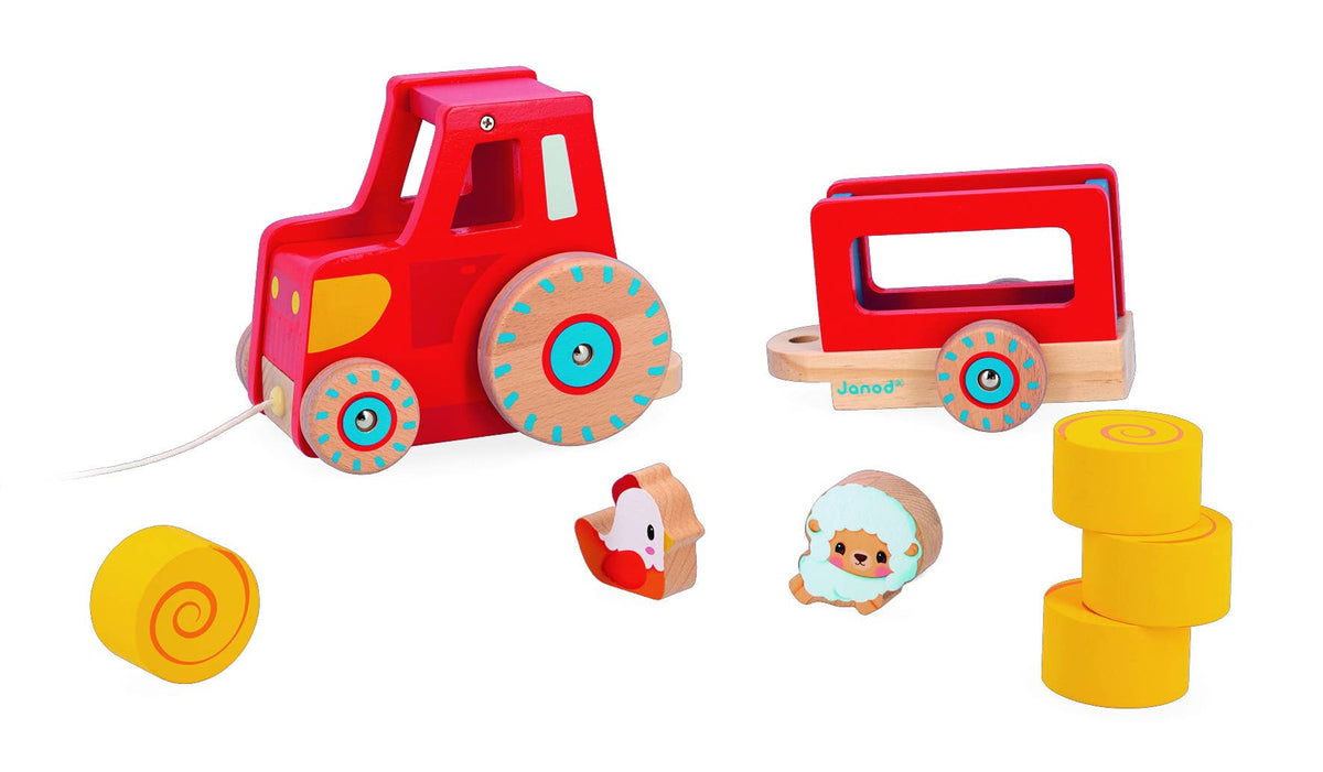 FARM | PULL ALONG TRACTOR | EARLY LEARNING TOY