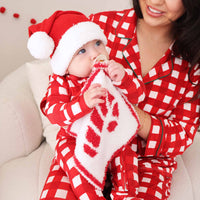 CuddleLane™ Luxe Lovey | Candy Cane