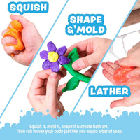 Tub Works® Bath Dough™ Moldable Kids Soap Bath Toy, Variety