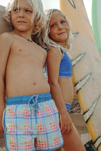 Scoopback Set (bluebird embroidered)