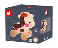 Farm | Wooden Pull-Along | Cow with bell