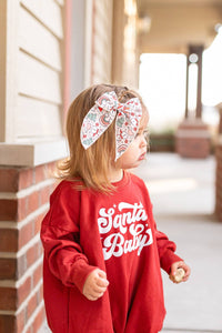 Santa Baby Christmas Sweatshirt Romper