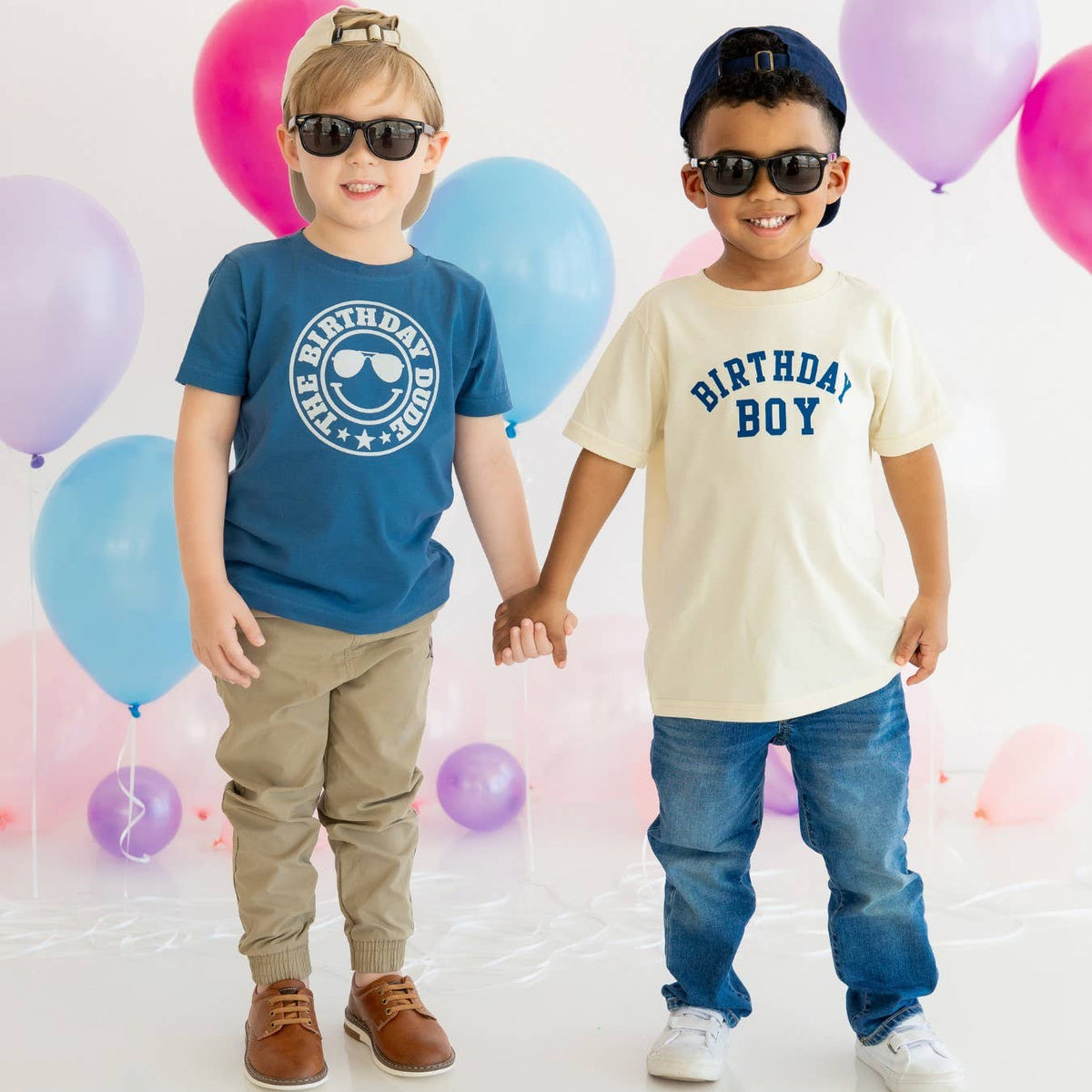 Birthday Boy Varsity Short Sleeve T-Shirt - Kids Birthday