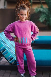 Nirvana Purple Nevermind Crewneck
