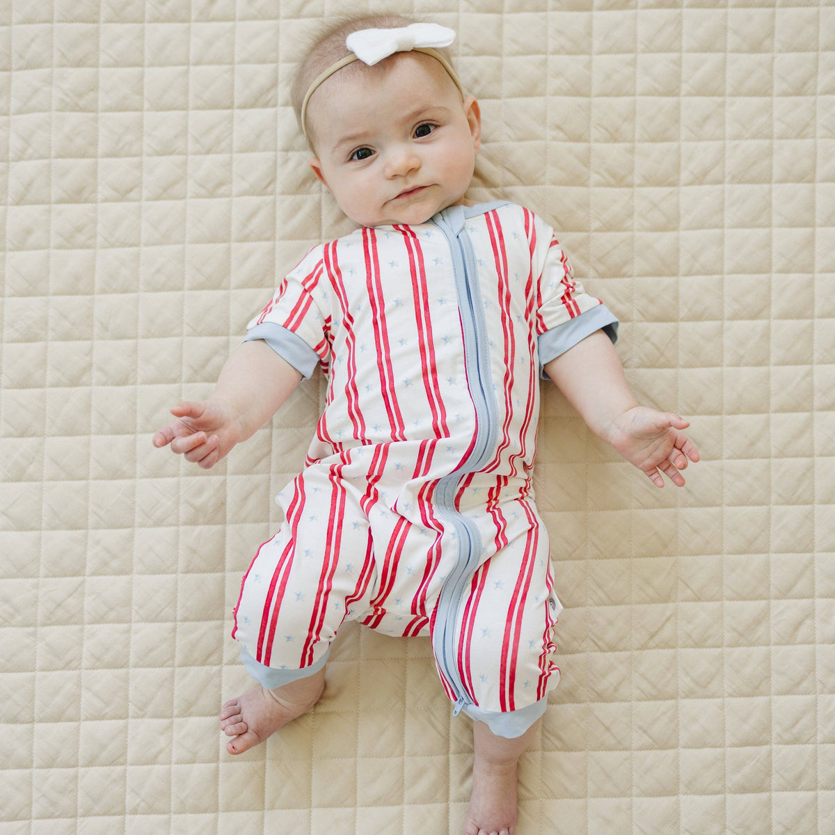 Stars & Stripes Bamboo Shorty Pajamas