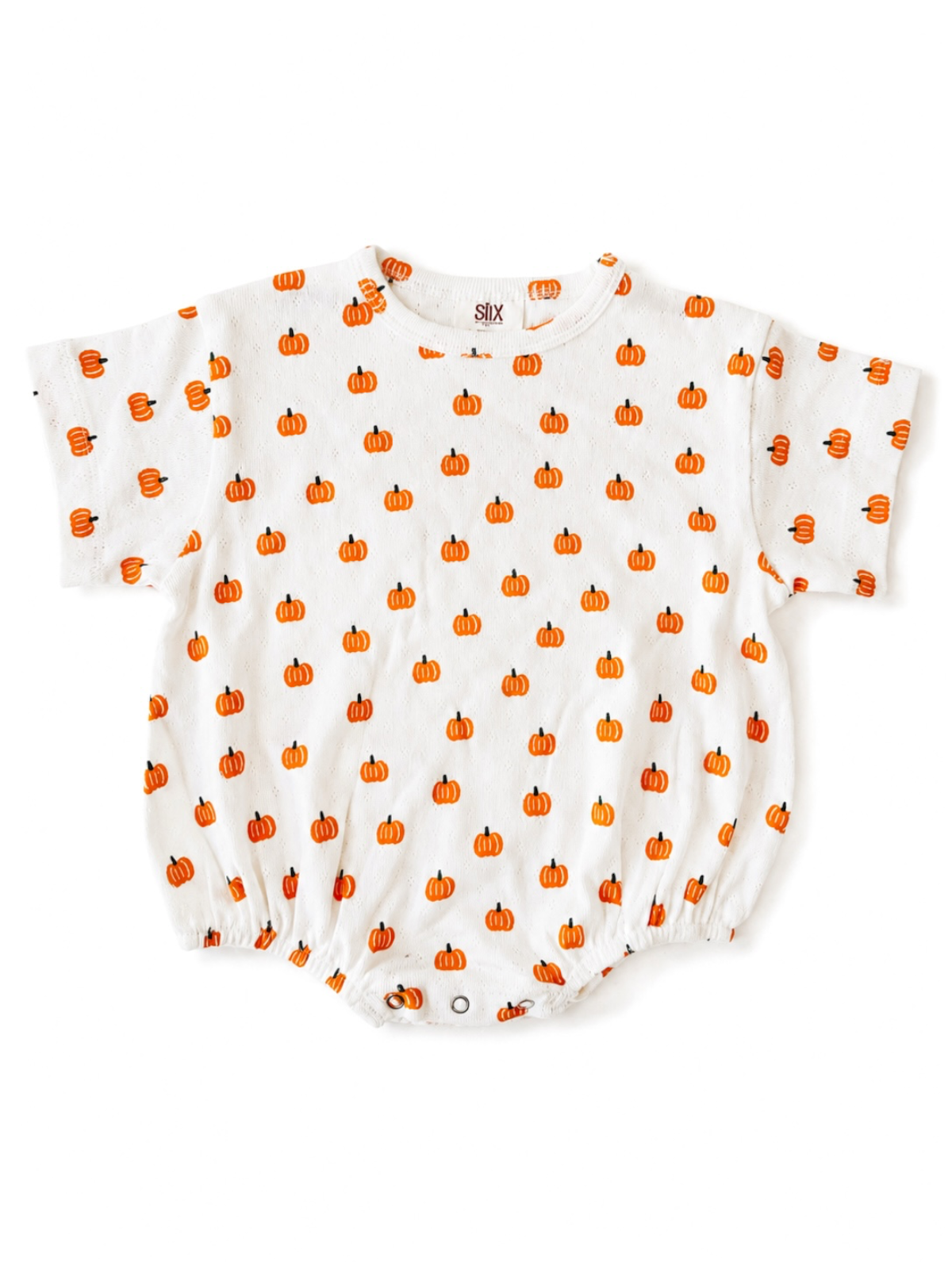 Pumpkin Organic Pointelle T-Shirt Bubble