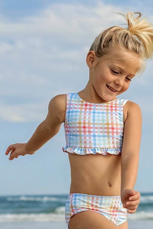 Scoopback Set (plaid)