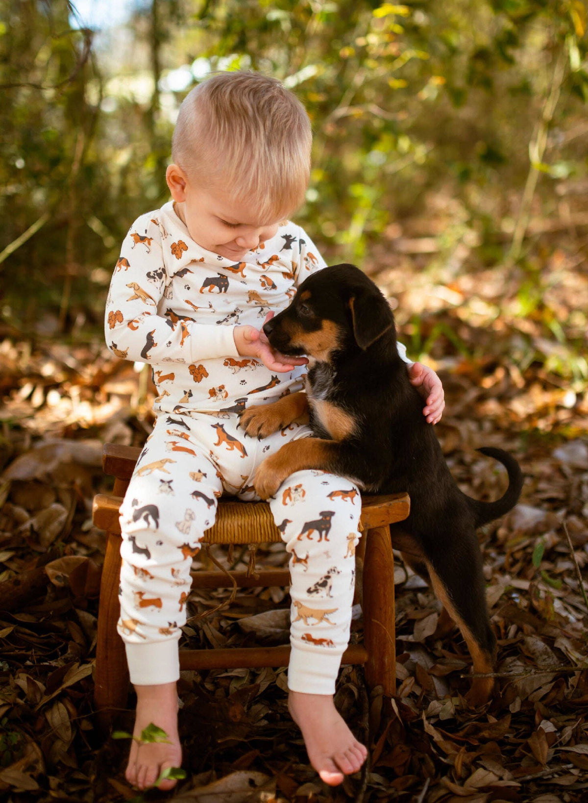 Puppy Love | Kids' Organic PJ Set